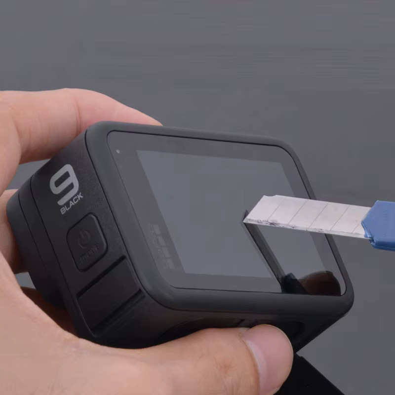 Hart gehärtetes Glas Schutzset für GoPro Hero 13, Mini, 12, 11 und 10 Black als Objektivschutz und Bildschirmfolie in Transparent - Bild 3