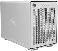 OWC Mercury Elite Pro Quad Laufwerksgehäuse mit USB-C in Silber - Bild 1