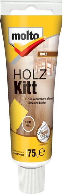 Molto Holz Kitt für Innen und Außen in Eiche Hell, 75 g - Bild 1