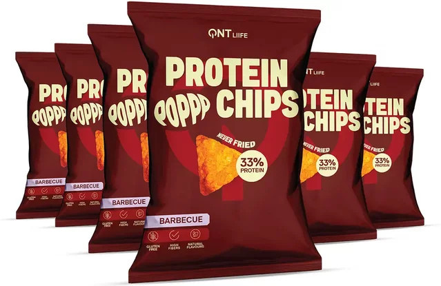 QNT Protein Snack Chips Barbecue 50 g - Bild 1
