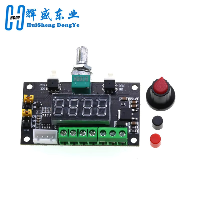 HUISHENGYUFA Schrittmotor mit PWM-Impuls-Signalgenerator und Geschwindigkeitsregelung sowie Drehrichtungsumkehr (24V/12V) - Bild 2