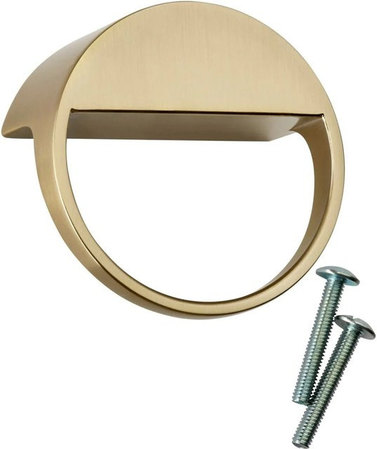 SO-TECH Möbelknopf ZEN BA in Gold Matt Gebürstet, Durchmesser: 5,9 cm, Lochabstand: 3,2 cm - Bild 1