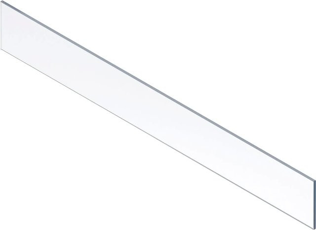 Blum Einschubelement Merivobox Vorne aus Glas in Transparent, Korpusbreite: 120 cm, Höhe: 14,25 cm - Bild 1