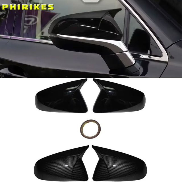 Seitliche Rückspiegel Abdeckung für Lexus NX 200 200t 300 300h und RX 200t 330 300 350 450 in Schwarz von Phirikes - Bild 1