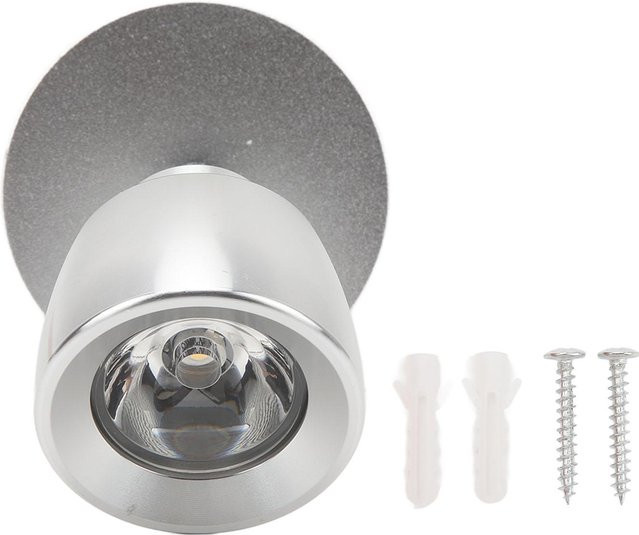 DIYelecs LED Leselampe für Wohnmobil und LKW, Warmweißes Licht, Silber - Bild 1