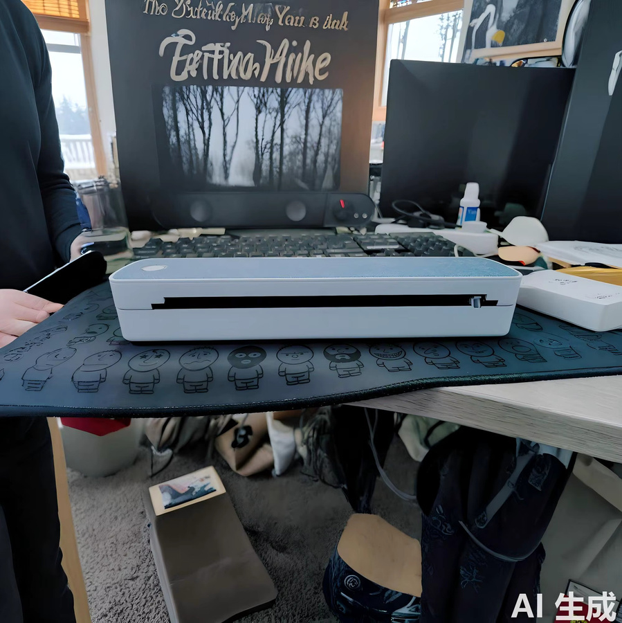 NETUM Mini Thermodrucker A4 Bluetooth Tintenlos für Word, PDF und Fotos in Weiß - Bild 3