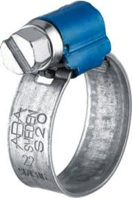 ABA Schneckengewindeschelle Nova SMS 13-20/9 C7 W1 in Silber - Bild 1