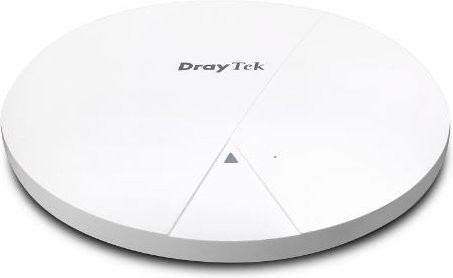 DrayTek VigorAP 1062C WiFi 6 AX6000 Dual-Band Mesh Access Point in Weiß mit Ethernet/LAN und PoE für Decken- oder Wandmontage - Bild 1