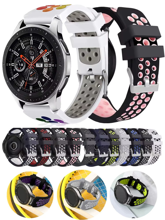 Uhrenarmband Silikon, 22 mm, Unisex - Bild 5