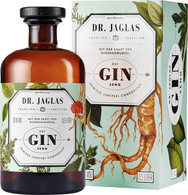 Dr. Jaglas Navy Gin, Deutschland, 50 % vol., 0,5 l - Bild 1