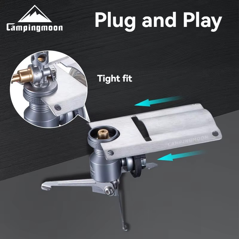 CAMPINGMOON ST-2311/ST-JCB Hitzeschild aus Metall für Gasgrills und Gasherde in Silber - Bild 3
