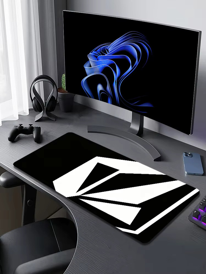 Volcom Mauspad Schwarz rutschfest mit Lockedge-Funktion für Gaming und Büro - Bild 7