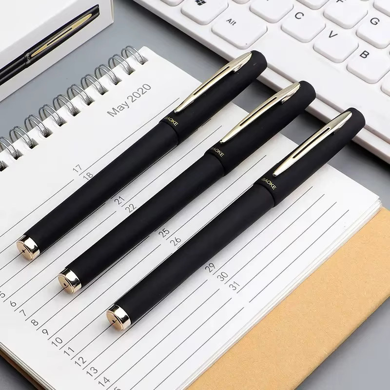 Gelstifte Set in Schwarz mit Stärken von 0,5 mm, 0,7 mm und 1,0 mm für Schule und Büro - Bild 5