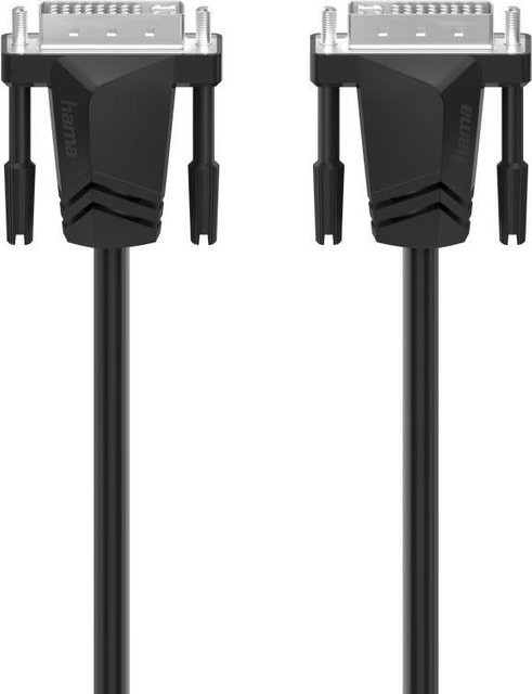 Hama DVI-I Kabel Schwarz 1,5 m - Bild 1