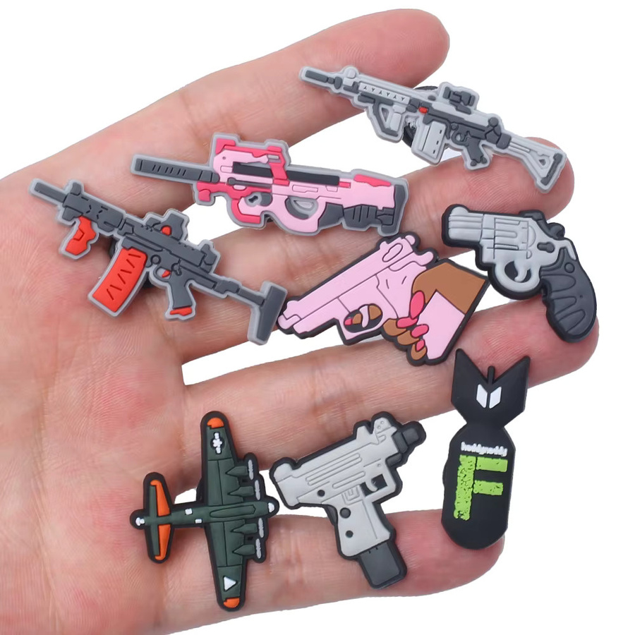 Lanxi League Schuh-Charms, Waffen, PVC, Kinder - Bild 2