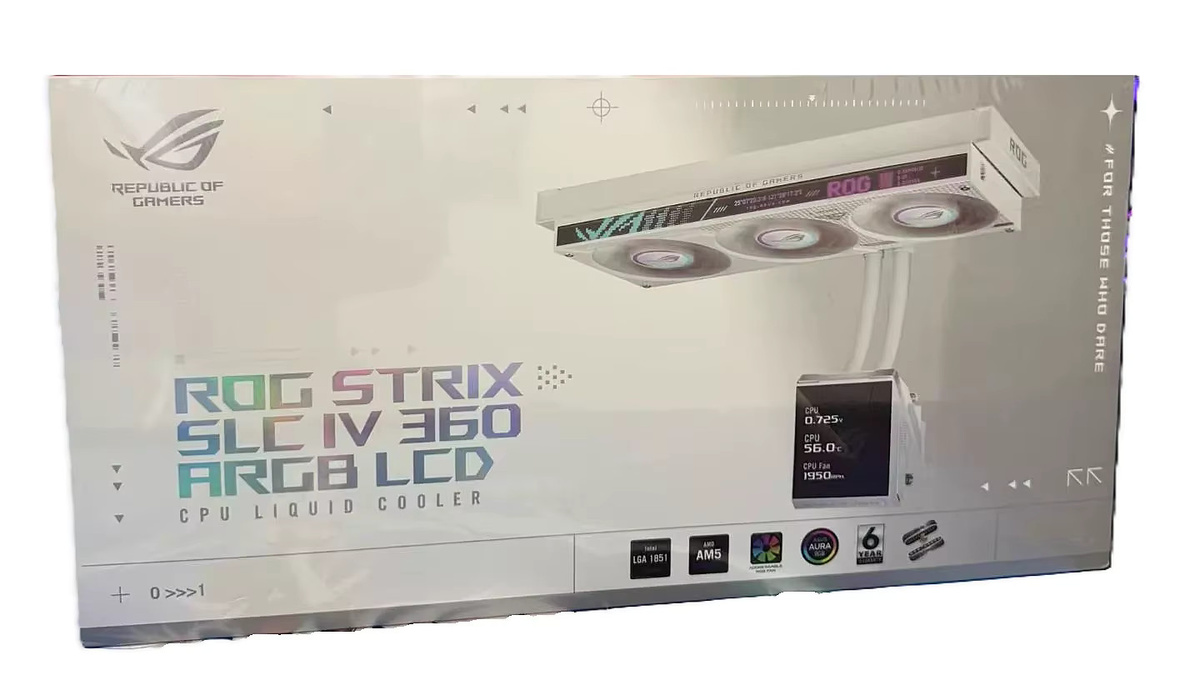 Asus ROG Strix SLC IV 360 ARGB LCD AIO Flüssigkeitskühler in Schwarz mit 5,08 Zoll IPS LCD-Display - Bild 3