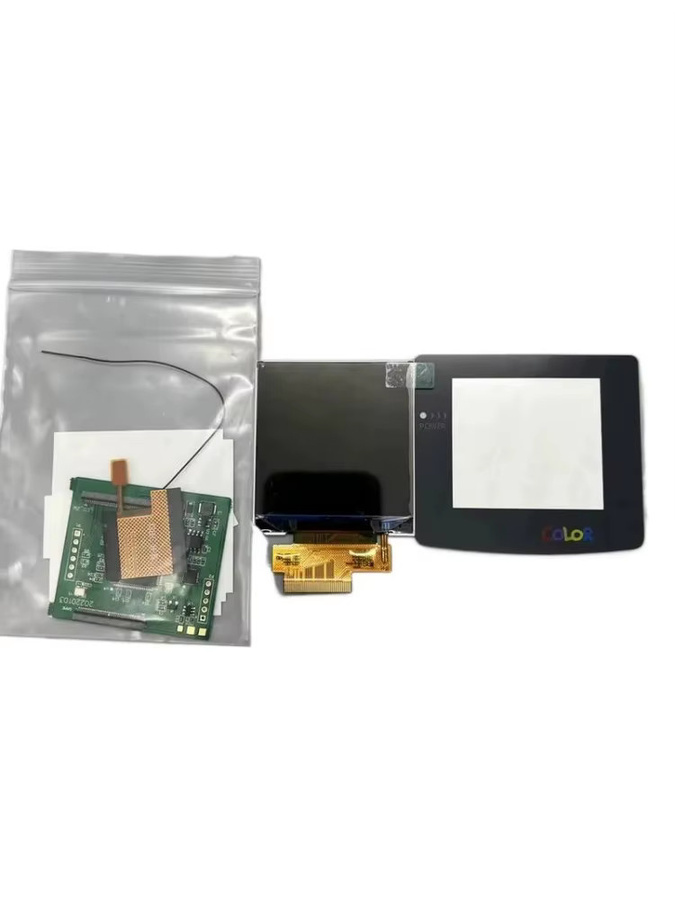 GBC IPS LCD-Bildschirm mit hoher Helligkeit für Nintendo Gameboy Color, 2,45 Zoll, Originalgröße - Bild 2