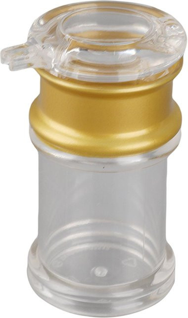 CosyHome Ölflasche aus Acryl in Transparent und Gold für Gewürze, Sojasauce oder Essig - Bild 1
