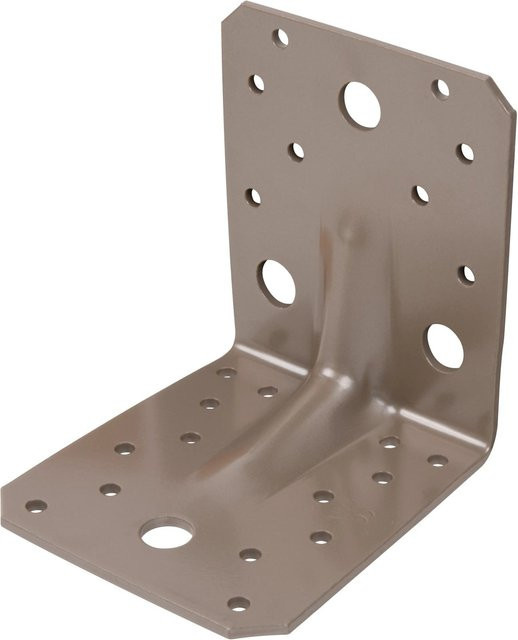 GAH Alberts Duravis Schwerl-Winkelverbinder Sicke in Perlbeige mit Duplexbeschichtung, B/T/H: 10,5 x 10,5 x 9,0 cm - Bild 1