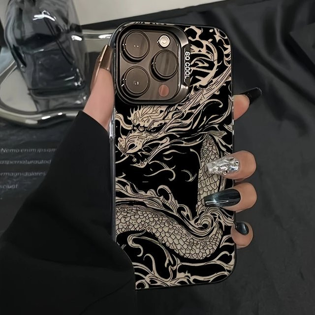 Dragon Totem'S IMD Handyhülle für iPhone in Multicolor, stoßfeste Stoßstangenabdeckung - Bild 1