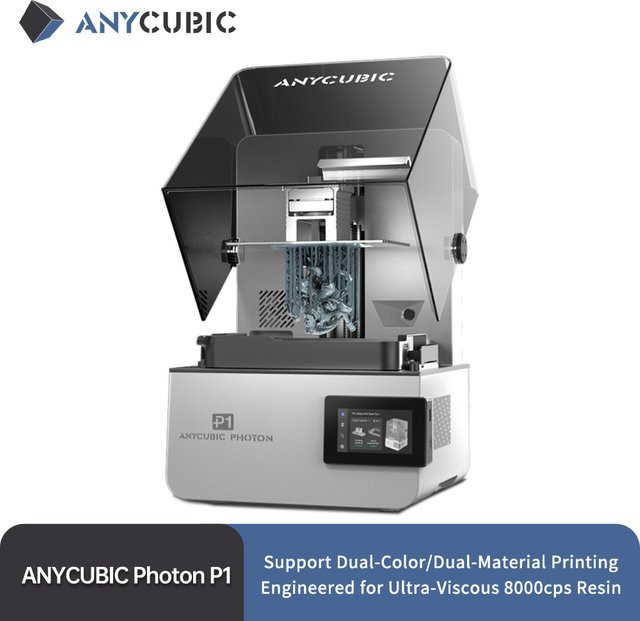 ANYCUBIC Photon P1 14K Resin-3D-Drucker mit Unterstützung für zweifarbigen Druck und industrietauglicher Kugelumlaufspindel - Bild 1