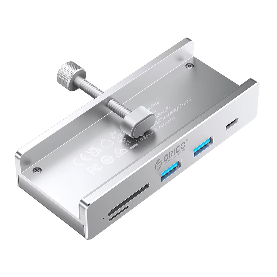 Orico USB 3.2 Hub 6-Port Erweiterung mit USB-C Anschluss und Netzteil für 10Gbps Hochgeschwindigkeitsübertragung sowie SD und TF Kartenleser - Bild 4