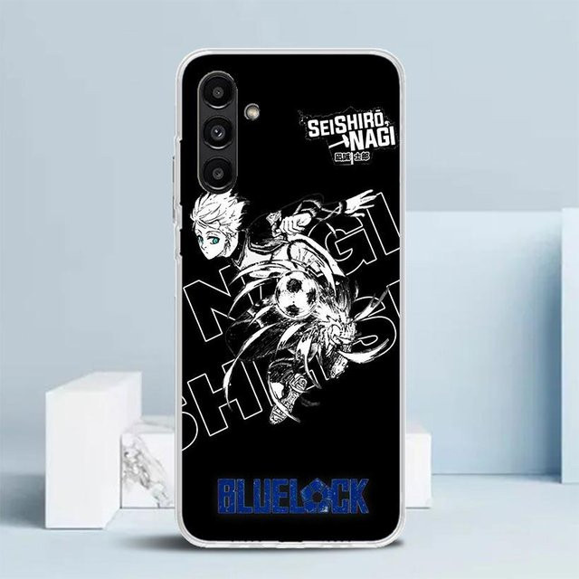 Handyhülle Blue Lock Nagi Seishiro für Samsung Galaxy A-Serie in Blau und Schwarz - Bild 1
