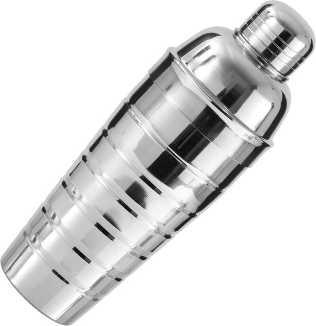 Fackelmann Cocktail Shaker aus Edelstahl in Silber mit Non-Drip-Funktion, 750 ml - Bild 1