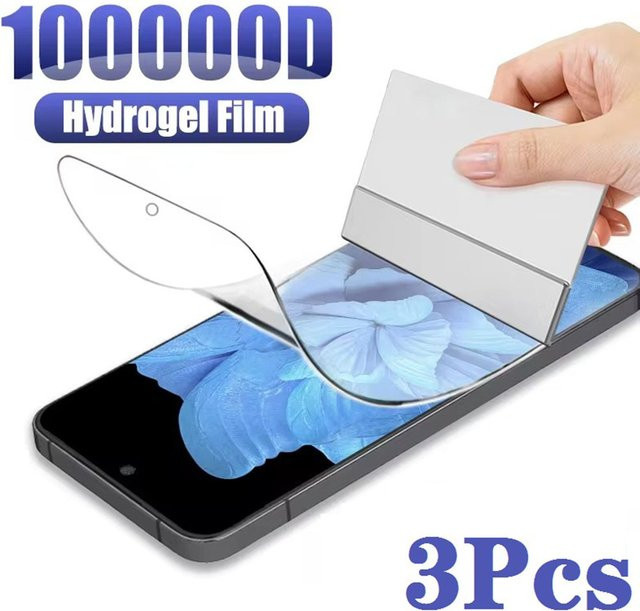3er-Set HD Hydrogel Display Schutzfolie für Vivo V27 V27s V27e V29 V29e V29 Pro V30 Lite 5G in Transparent - Bild 1