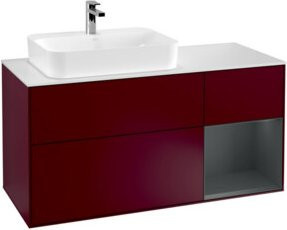 V&B Waschtischunterschrank Finion in Lackoptik, Breite: 120 cm, Tiefe: 50,1 cm, Höhe: 50,1 cm - Bild 1