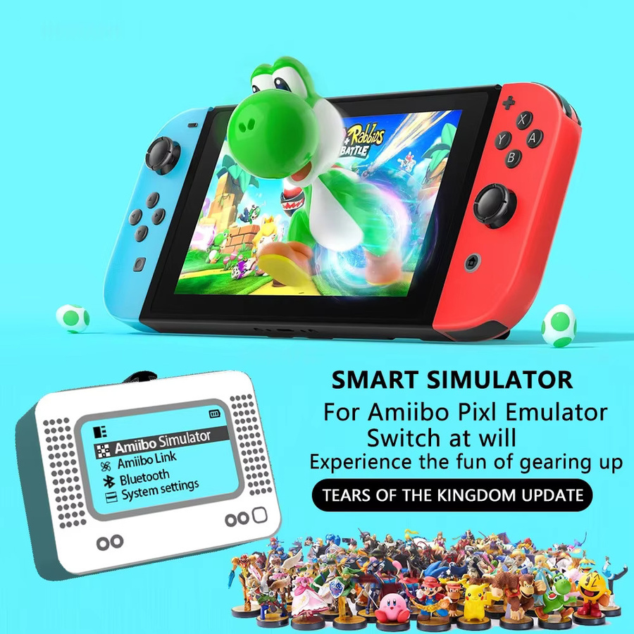 Allmiibo Aufladbarer Intelligenter Bluetooth Universal-Writer für Wiiu Gaming-Zubehör in Weiß - Bild 3