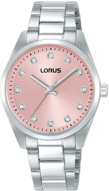 Lorus Damenuhr, Quarz, Edelstahl, Pink, 32 mm, 5 ATM - Bild 1