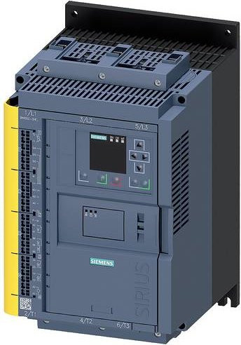 Siemens Sanftstarter 3RW5527-3HF04 in Grau, Motorleistung 45kW bei 400V und 22kW bei 230V, Nennstrom 93A - Bild 1