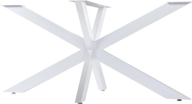 DELUKE Tischgestell THORN aus Metall in Weiß mit industrieller Optik, B/T/H: 150 x 71 x 78 cm - Bild 1