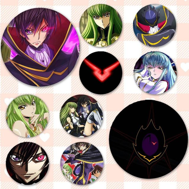 Bilibili Brosche Metall, Anime C-Code G-Geass Abzeichen - Bild 1