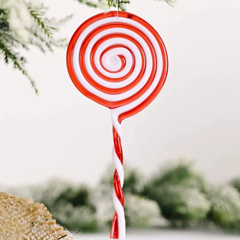 RIBBON HOUSE Weihnachtslollipop Cartoon Anhänger aus Kunststoff in Rot, Höhe: 16 cm - Bild 4