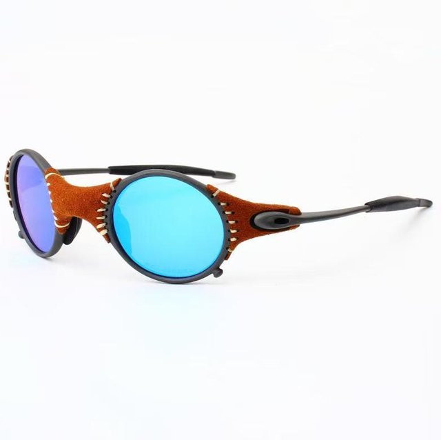 Yiran glasses E5-3 Sonnenbrille, Unisex, Vollrand, Rund, Metall, silver, brown - Bild 1