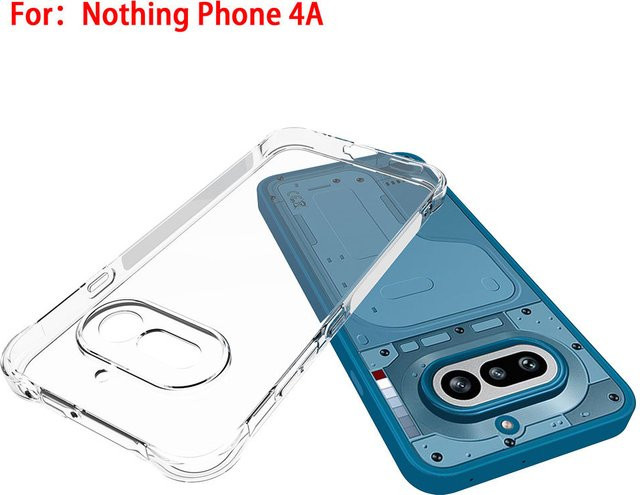 EUCAGR Silikon Soft Case für Nothing Phone 4A Pro, transparente Airbag Schutzhülle - Bild 1