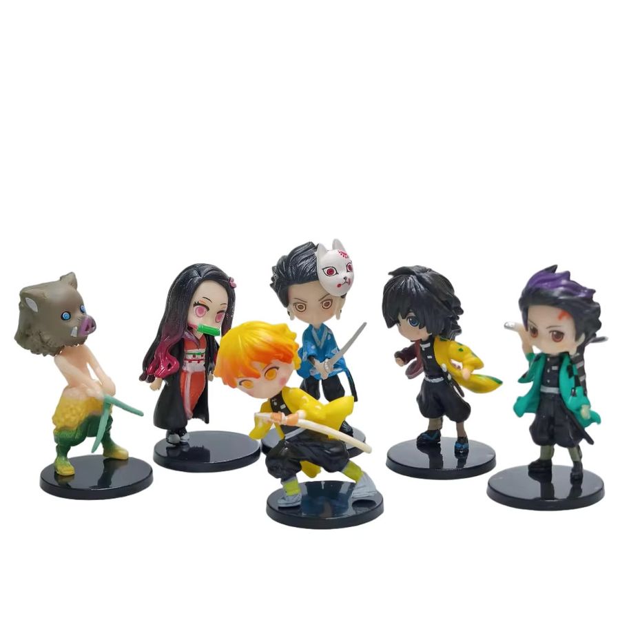 Bandai Ghost Slayer Blind Box Desktop Dekoration Ornament Anime Figuren Multicolor - Bild 2