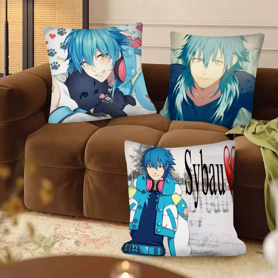 D-Dramatical M-Murder Aoba Seragaki Kissenbezug, quadratischer Grafik-Kissenbezug in Multicolour, B/B/B: 40 x 40 x 40 cm - Bild 2