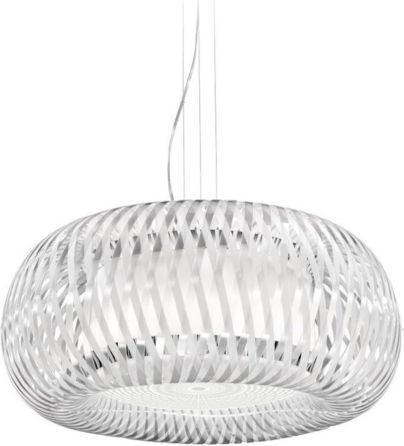 Slamp Kalatos Pendelleuchte Prisma in Schwarz/Gold mit transparentem Lentiflex® Schirm und austauschbarem LED-Leuchtmittel - Bild 1