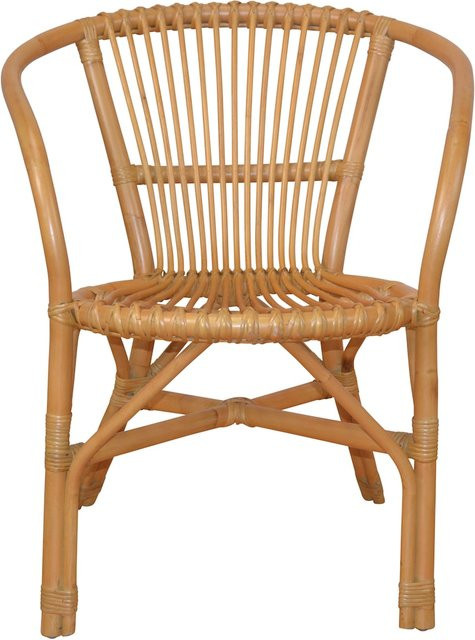 Armlehnstuhl Dunja II von möbel direkt online aus Rattan in Honigfarben B/T/H: 63 x 45 x 76 cm - Bild 1