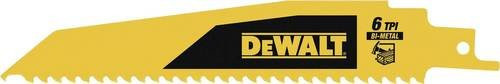 DeWalt Reciprocating Saw Sägeblatt BIM Holz 152 mm 6 TPI Gelb 5er Pack - Bild 1