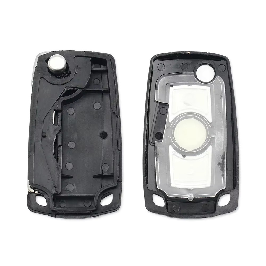 KEYYOU Schlüsselgehäuse mit Klinge für BMW E38 E39 E46 X3 X5 Z3 Z4 1/3/5/7 Serie, Schwarz - Bild 3