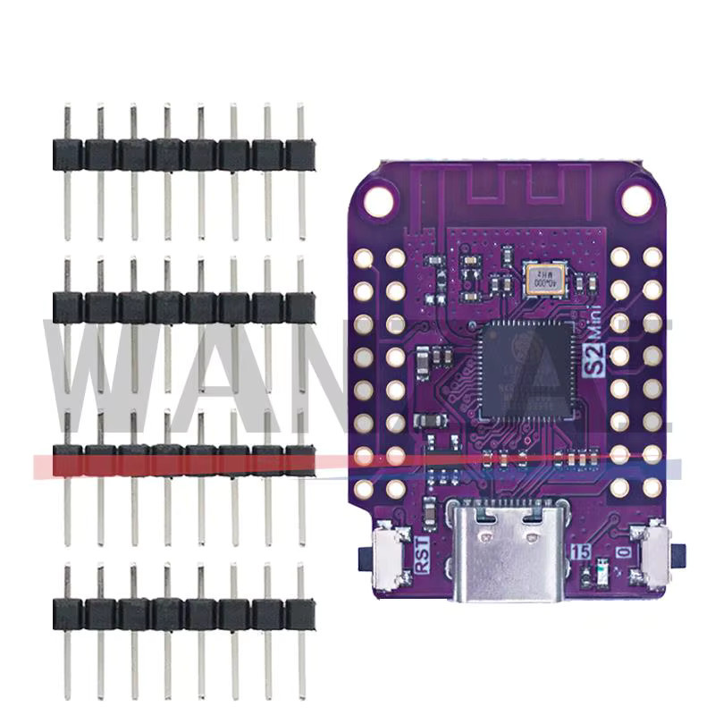 Bolantedz ESP32 S2 Mini WIFI Board in Purple mit 4 MB Flash und 2 MB PSRAM für MicroPython und Arduino kompatibel - Bild 2