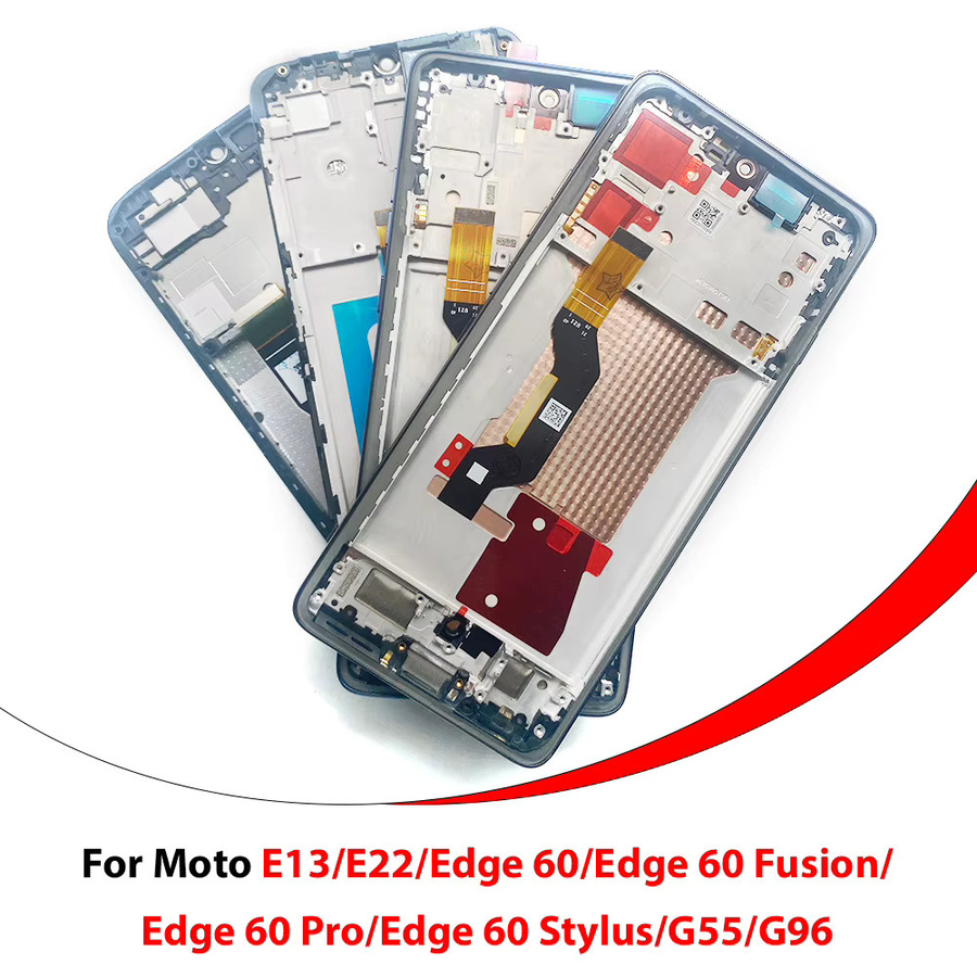 Motorola LCD-Display-Touchscreen-Digitizer-Einheit in Schwarz für Moto E13 E22 Edge 60 Fusion 60 Pro 60 Stylus 60 G55 G96 - Bild 4