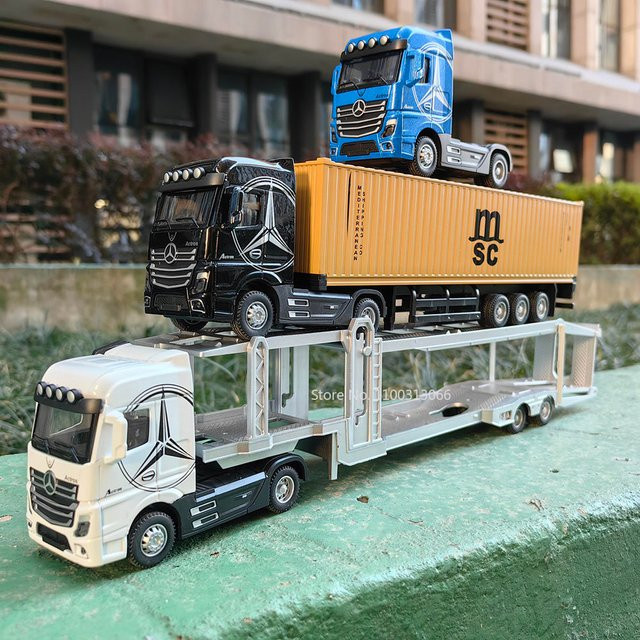 MINI AUTO Lkw Auto Modell Spielzeug, 1:50, Metall, mit Licht und Sound - Bild 1