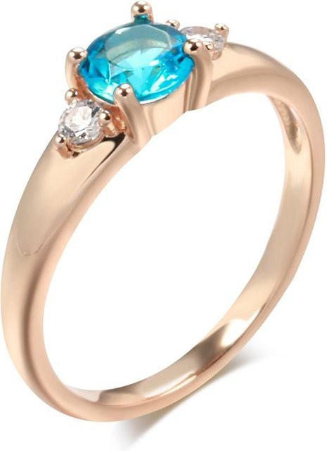 July Dream Ring, Kupfer, Blau, Zirkonia, Damen - Bild 1