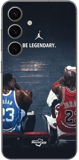 Samsung Galaxy S25 Young Schutzhülle Jordan vs Old Jordan Be Legendary Design in Schwarz - Bild 1