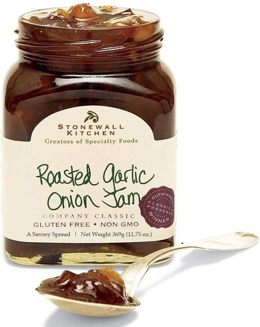 Stonewall Kitchen Roasted Garlic Onion Jam Knoblauch-Zwiebel-Aufstrich 369 g - Bild 1